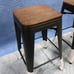 Farmhouse Style Metal Bar Stools (2) 30”