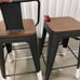 Farmhouse Style Metal Bar Stools (2) 30”
