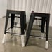 Farmhouse Style Metal Bar Stools (2) 30”