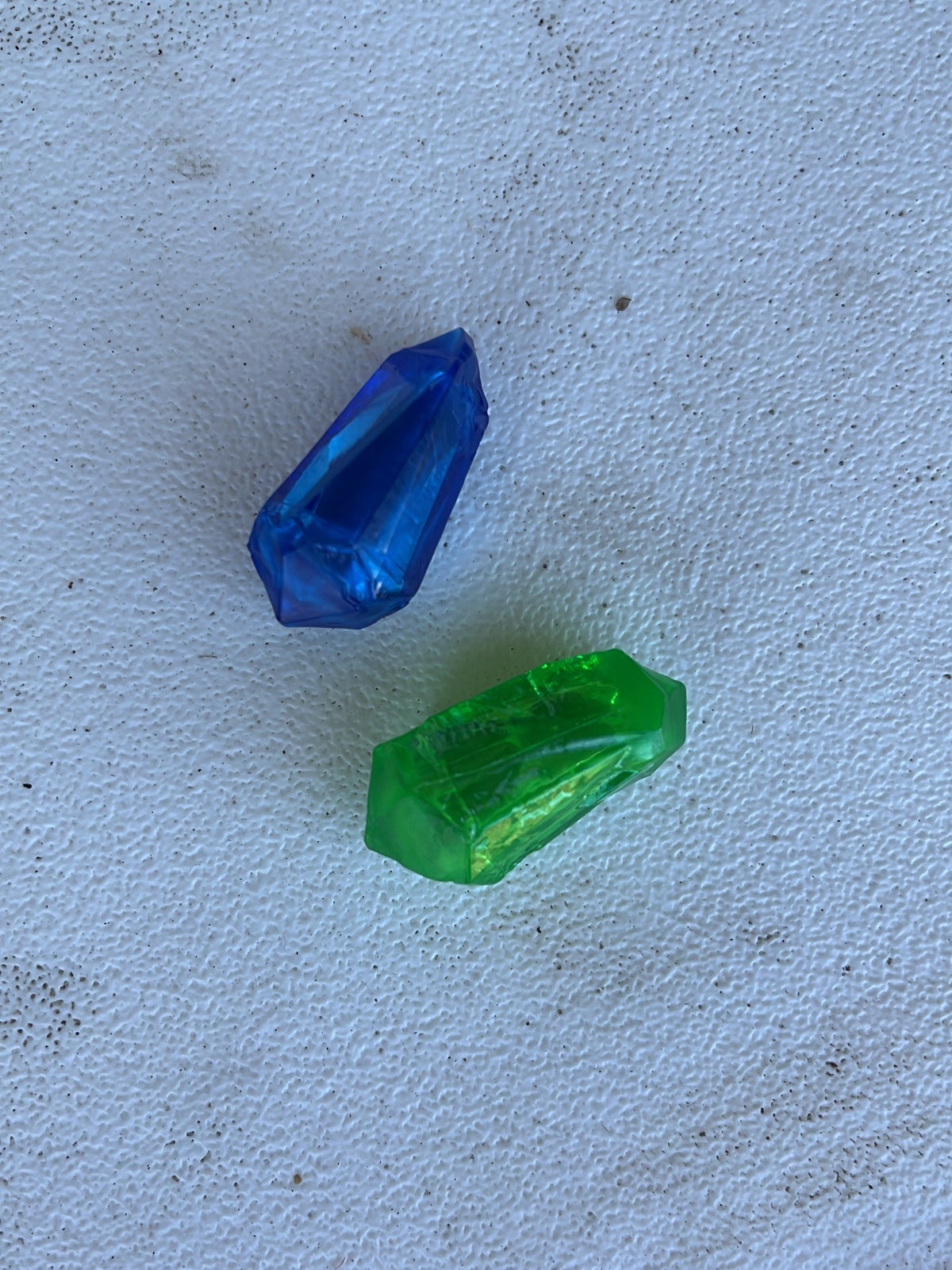 Green and blue Disney kyber crystals