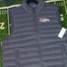 Denver Broncos Full Zip Puffer Vest Jacket Winter Coat NWT ...full zip feature..