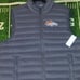 Denver Broncos Full Zip Puffer Vest Jacket Winter Coat NWT ...full zip feature..