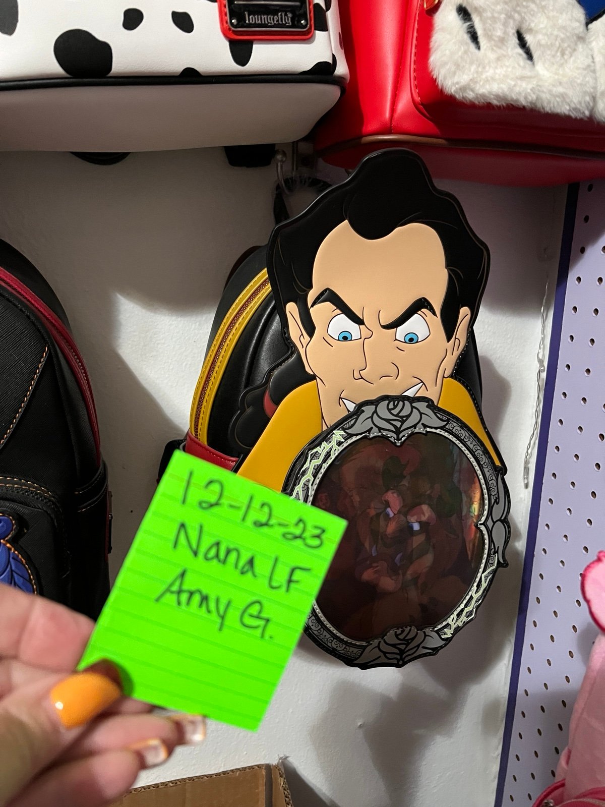 Loungefly Beauty And The Beast Gaston Villains Scene Mini Backpack