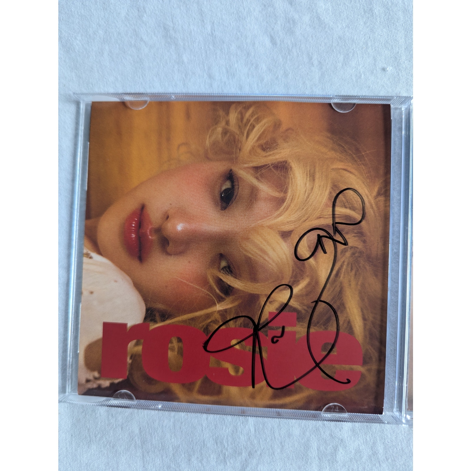 Rosé Rosie Signed CD Lyric Booklet Rose Autographed Insert KPOP BLACKPINK