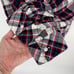 Rails Women's Button Front Flannel Shirt Pockets Plaid Sz L Red White Blue Black