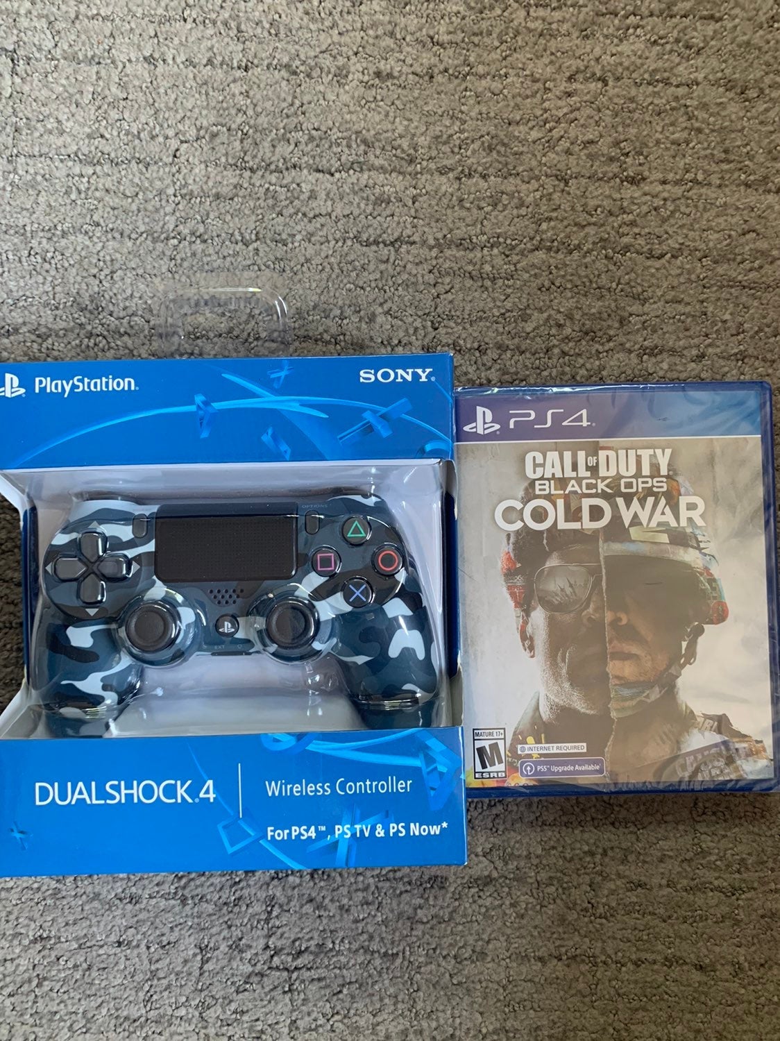 PS4 Controller + COD Cold War