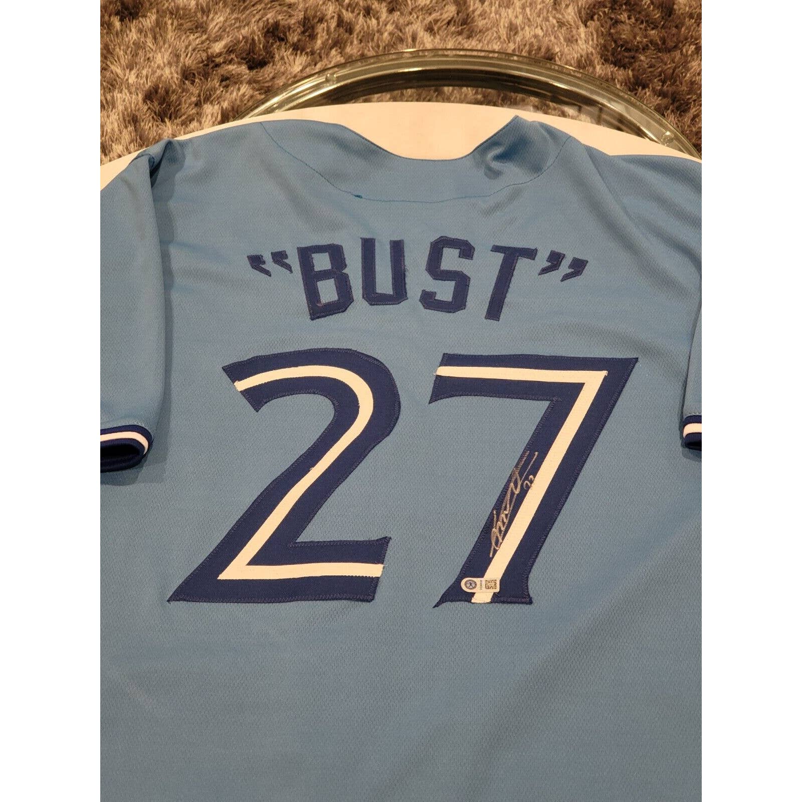 Vladimir Guerrero Jr Autographed/Signed Jersey Toronto Blue Jays