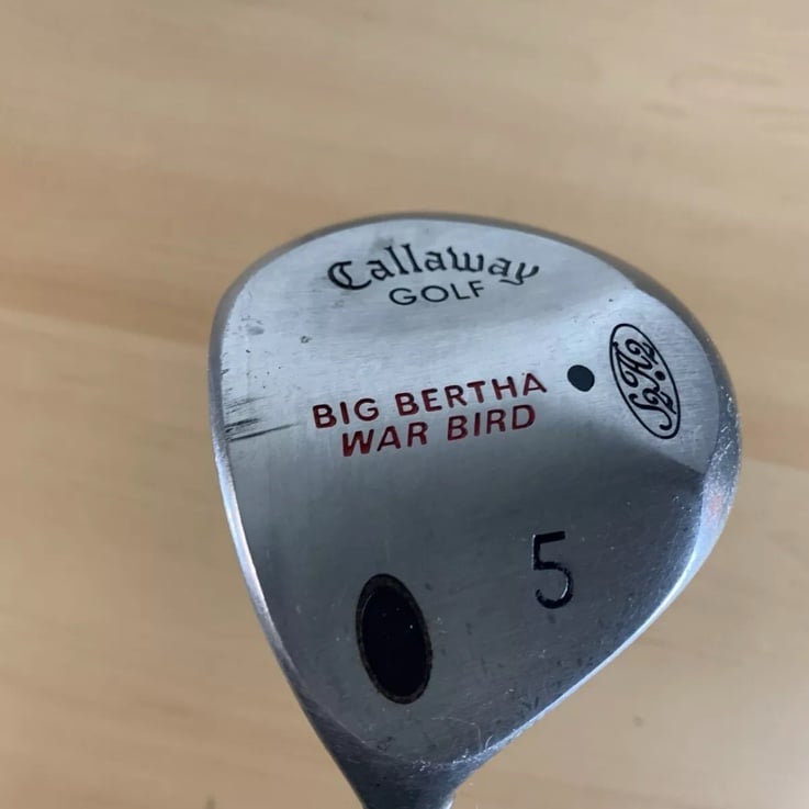 Callaway Big Bertha War Bird S2H2 5 wood Memphis 10 steel shaft, Left Handed