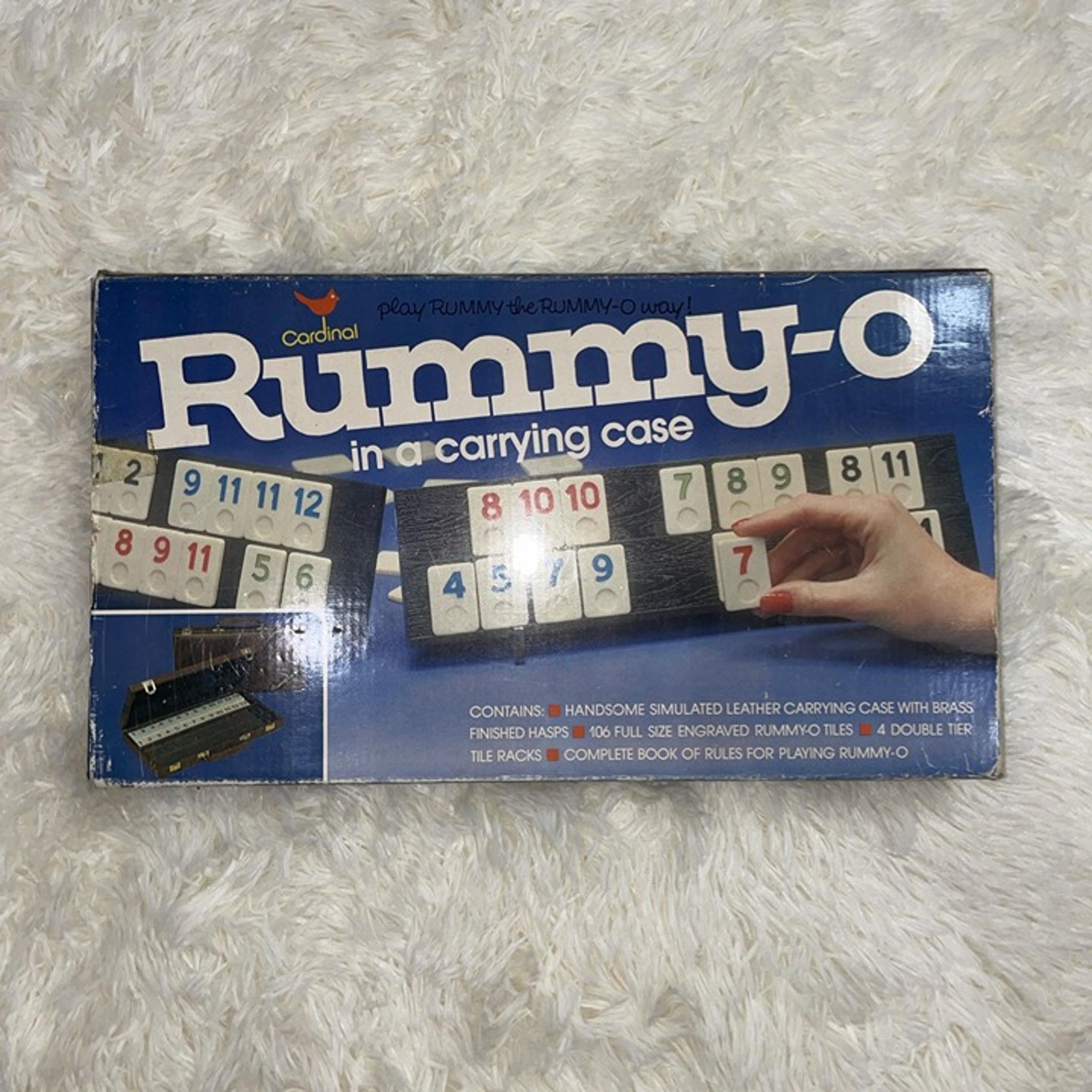 Cardinal Travel Rummy-O  VINTAGE 1977 (Complete Set)