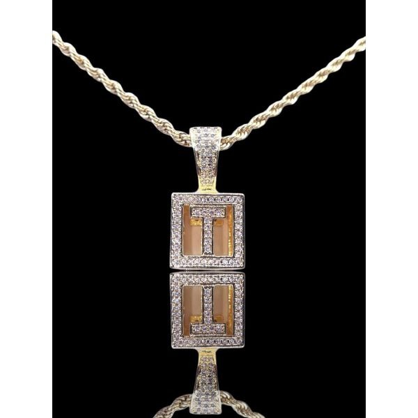 20 Rope Chain - Gold Finish Square T.