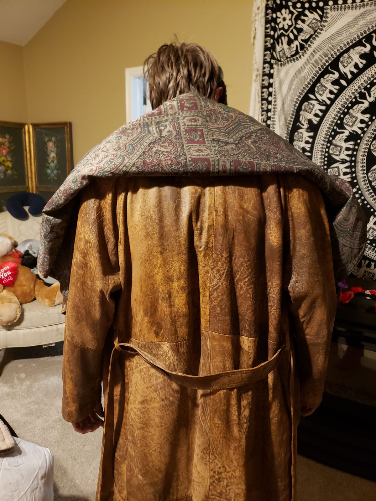 Handmade Leather Coat With Liner