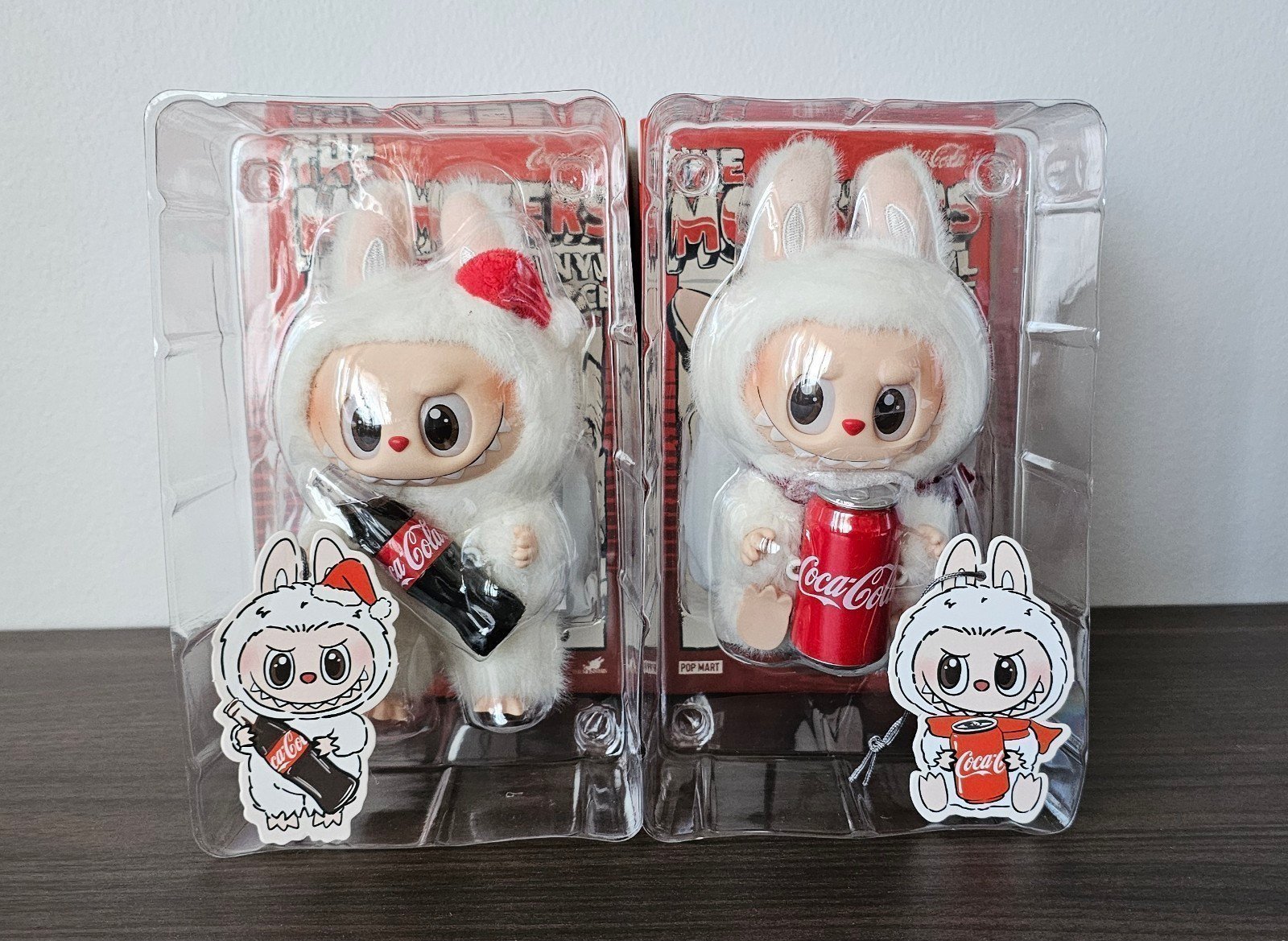 POP MART - THE MONSTERS COCA-COLA LABUBU PENDANT - SURPRISE SHAKE & HAPPY FACTOR