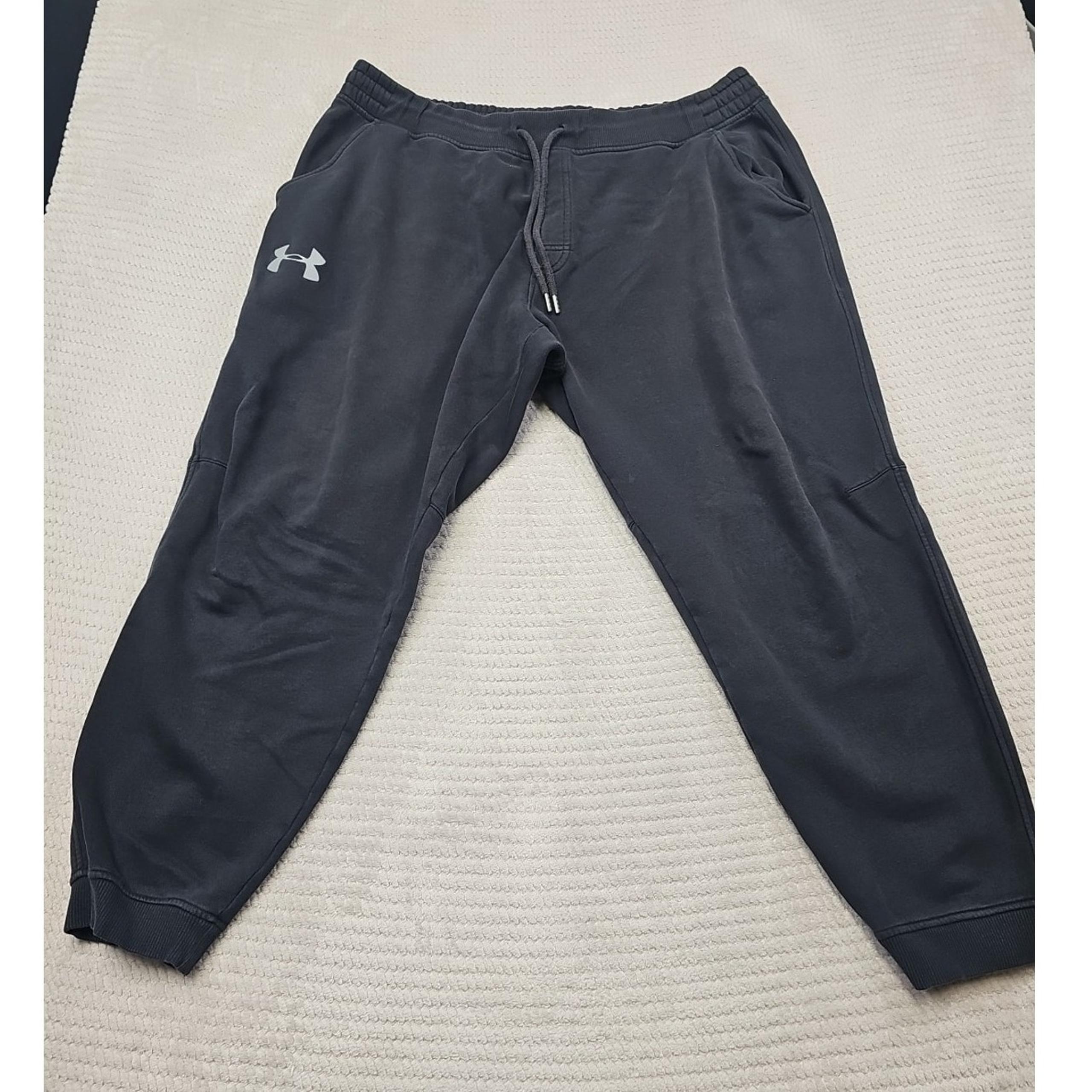 Under Armour Sweatpants Mens 3X Black Jogger Style Pockets