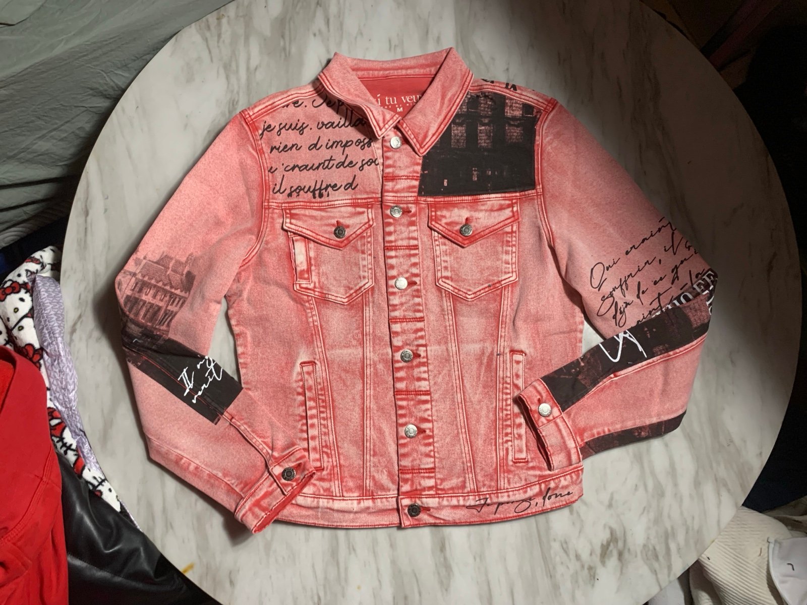Si tu veux men’s jeans jacket medium