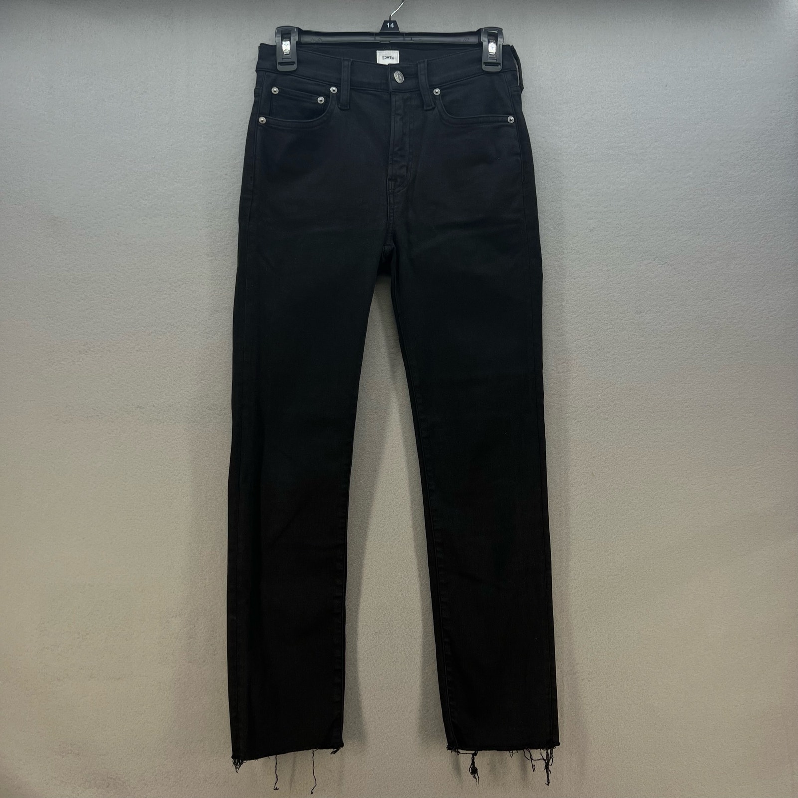 Edwin Women's Bree Slim Straight Crop Jeans Size 25 (2) Premium Denim Normcore