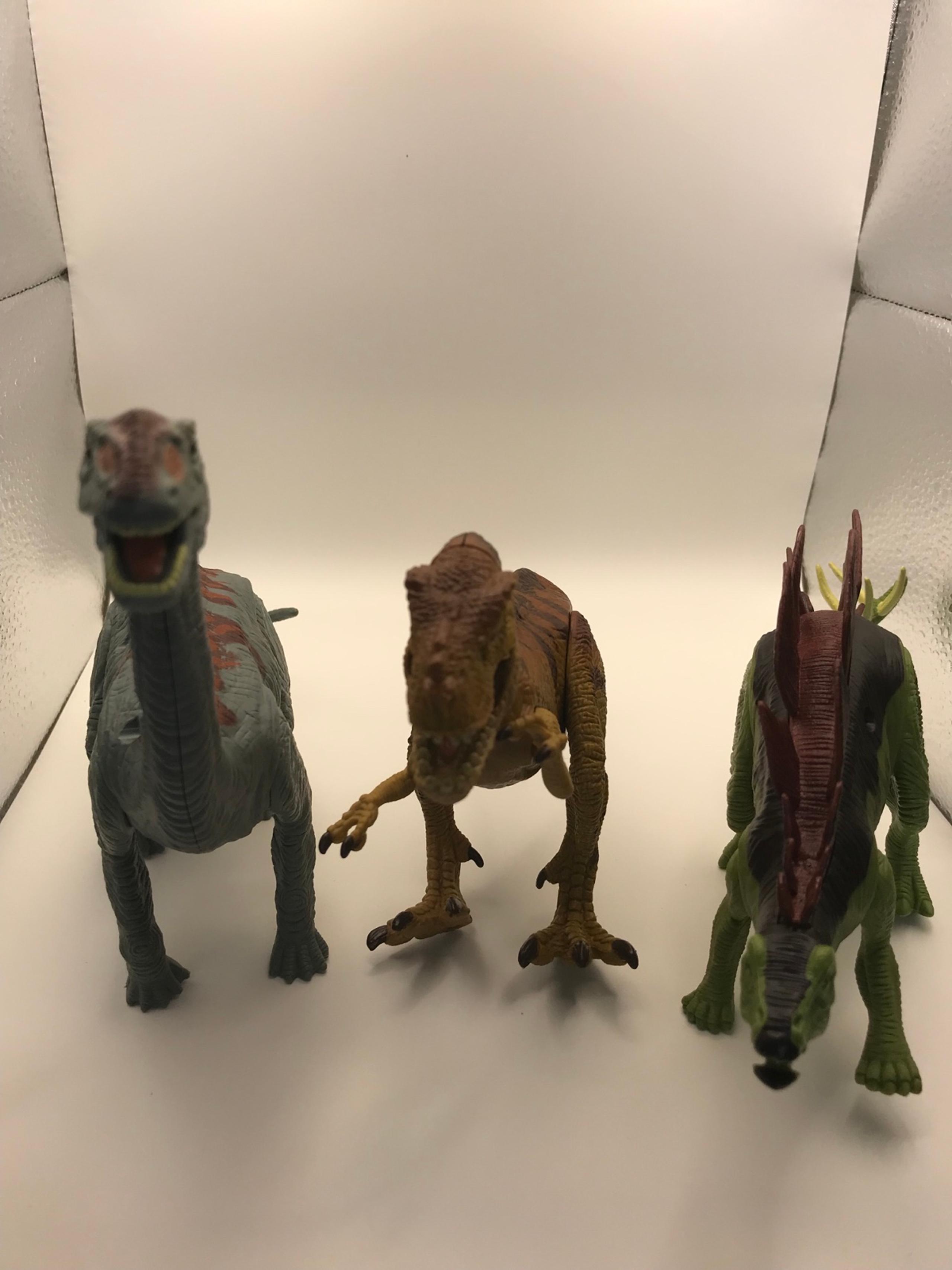 jurassic park Dinosaur brontosaurus, T-Rex, And Stegosaurus Light Up Eyes, Sound