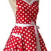Lovely Sweetheart Retro Kitchen Aprons W
