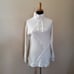Soft Surroundings Chunky Mock Neck Tunic Sweater XS Ivory