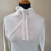 Soft Surroundings Chunky Mock Neck Tunic Sweater XS Ivory