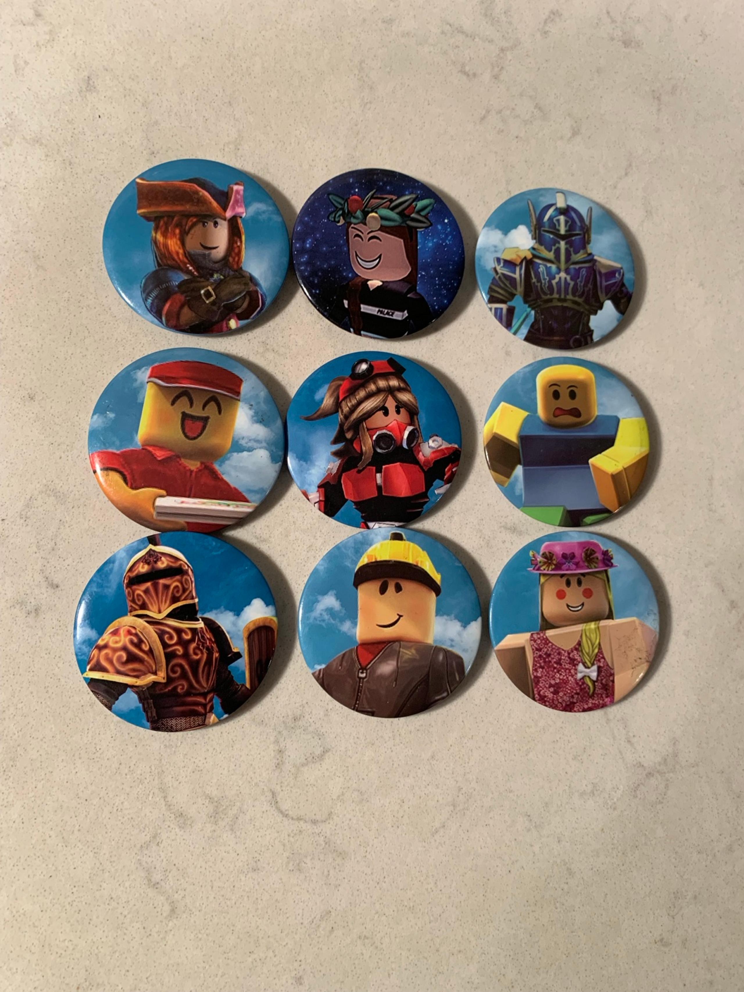 Roblox Characters Pin Lot (9)