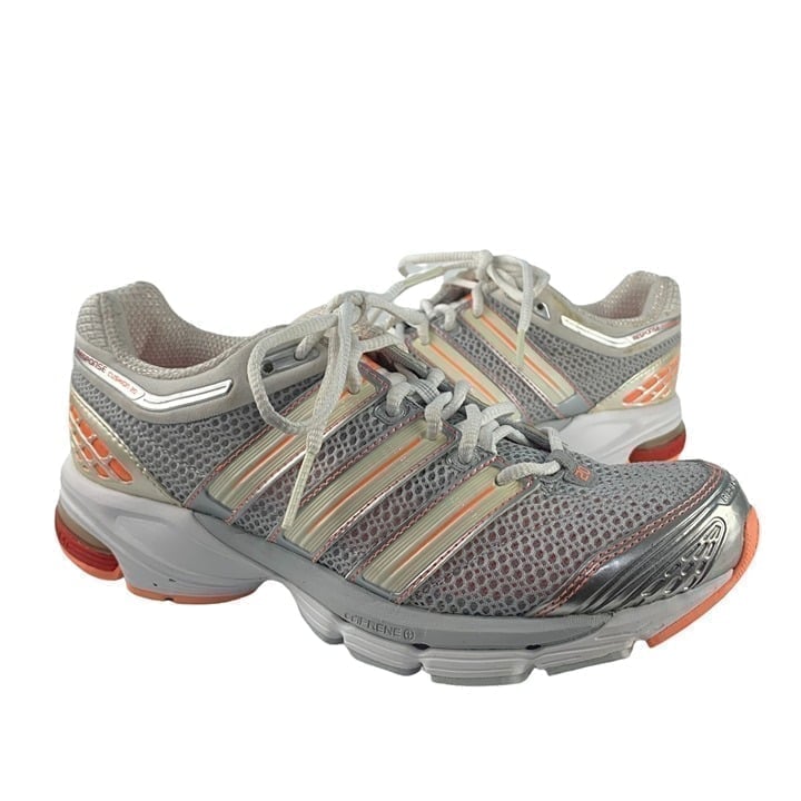 ADIDAS Response Cushion 20 Gray Mesh Running Sneakers