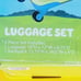 2 piece bluey luggage set