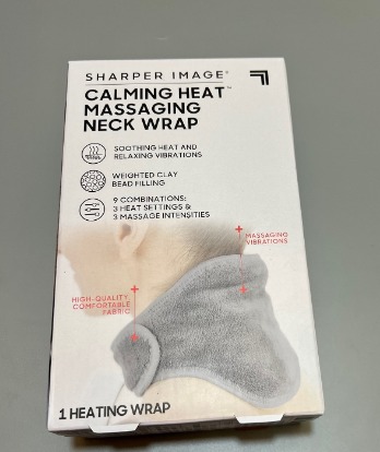 New Heat Neck Wrap by Sharper Image Personal Electric Neck Heating Pad