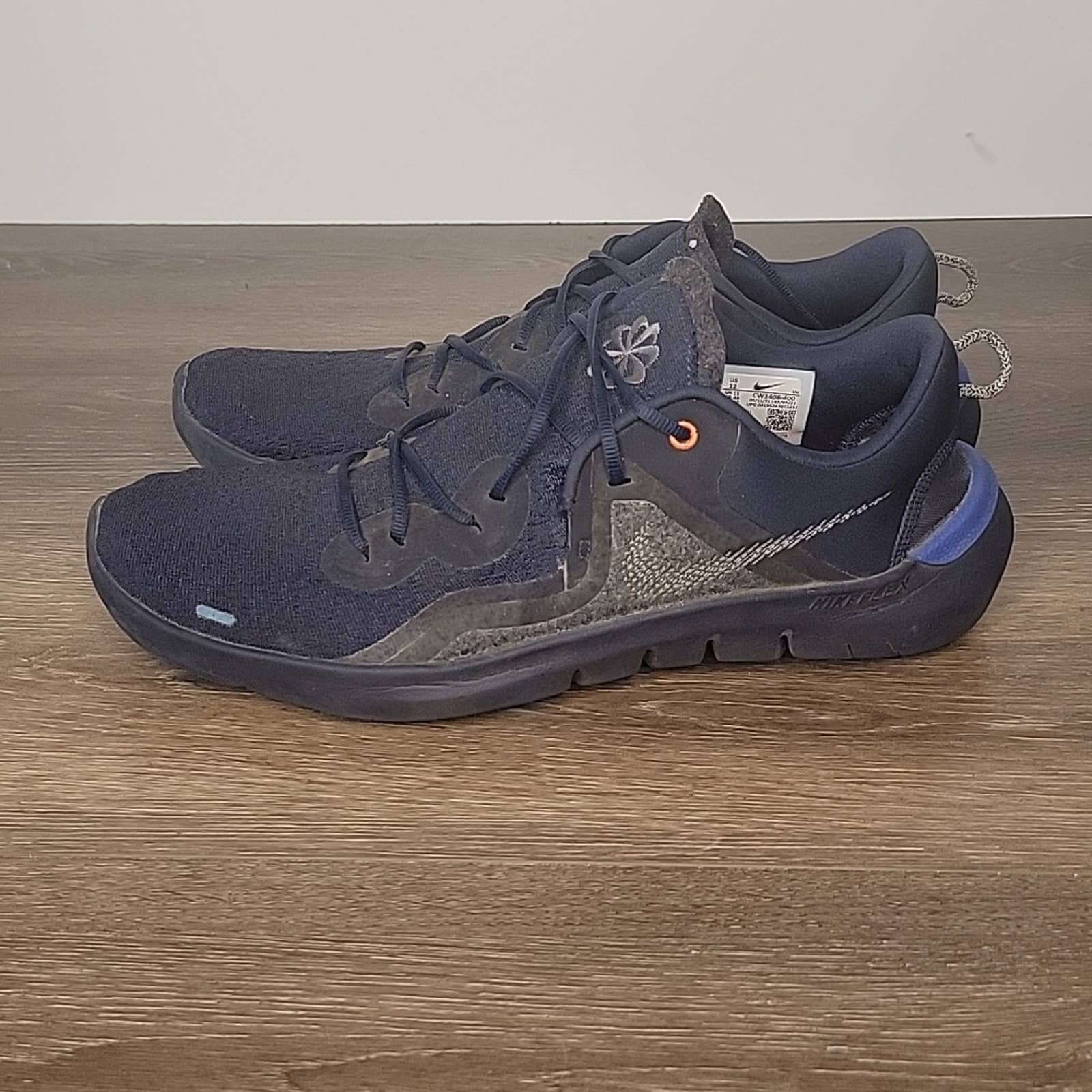 Nike Flex 2021 RN Run Midnight Navy Blue Black CW3408-400 Mens 12