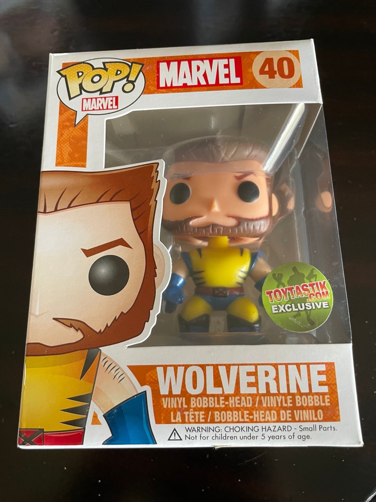 Funko Pop Toytastik Marvel Unmasked Wolverine #40