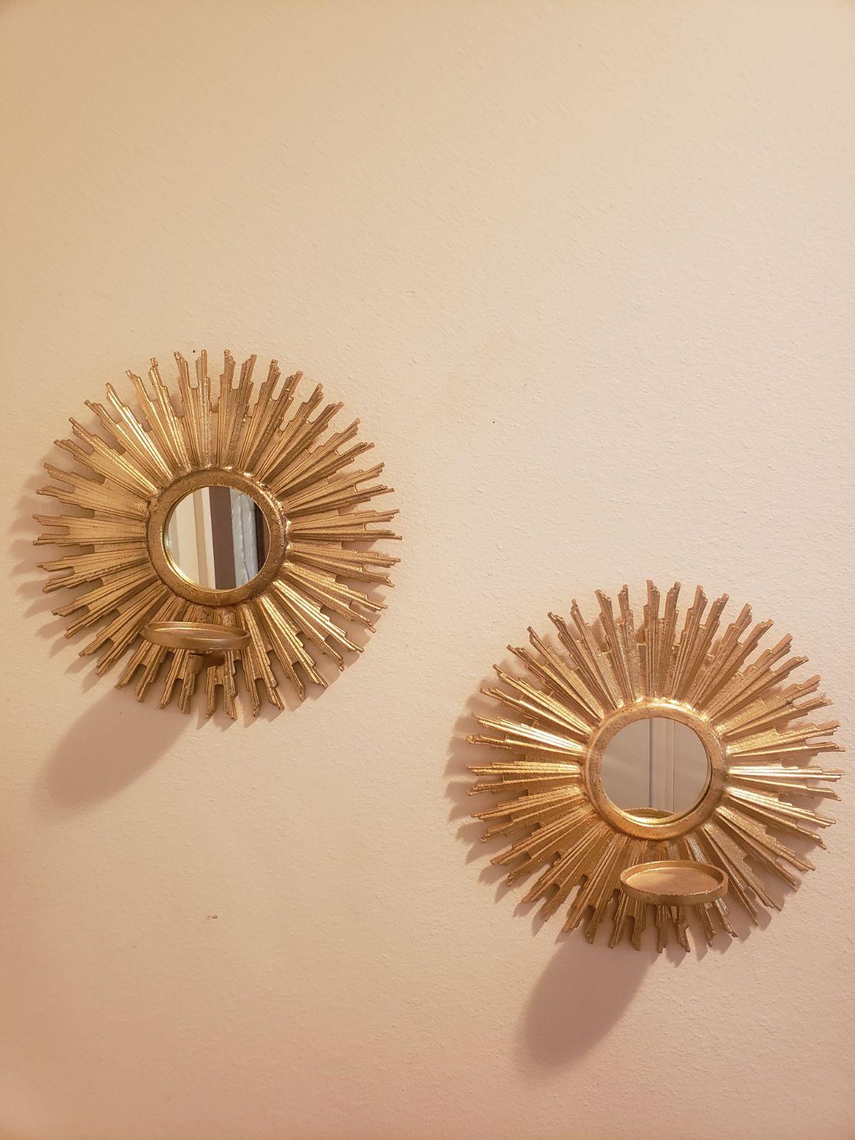 Safavieh Inspired Gold Pillar Candle Hol