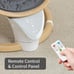 Baby Swing for Infants, Electric Swing for Newborn 5 Swing Speed in wood color
