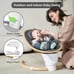 Baby Swing for Infants, Electric Swing for Newborn 5 Swing Speed in wood color