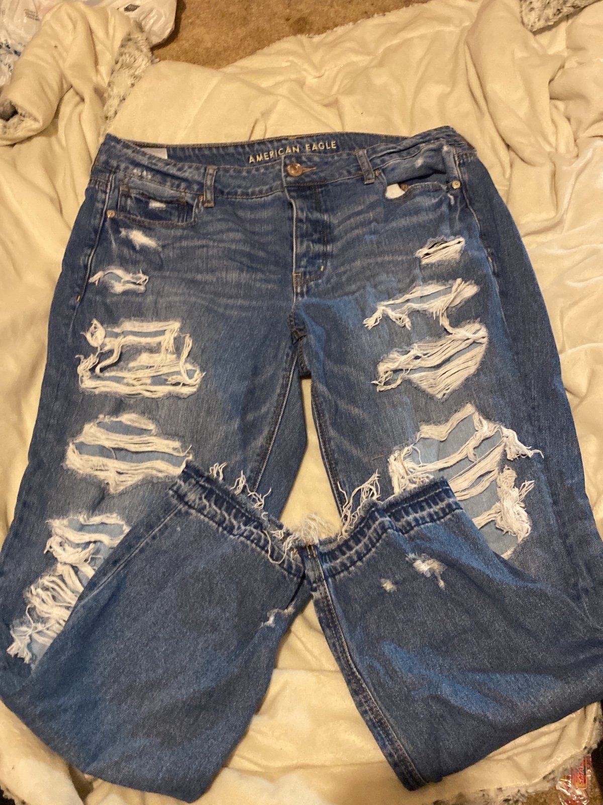 American Eagle Distressed Jeans size 14