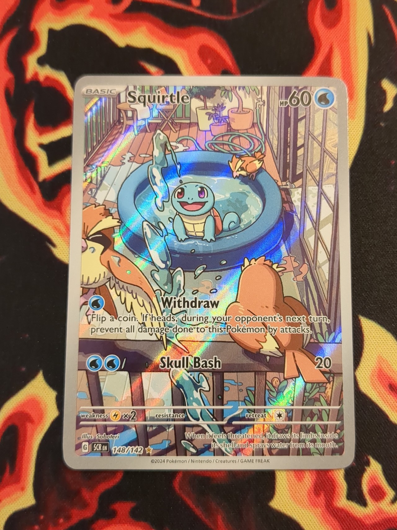 Squirtle 148/142 stellar crown Scarlet and Violet