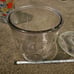 Vintage glass mi Lola cigars glass bowl with lid