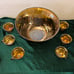 RARE Antique Carnival Glass 13 piece punch bowl set! Marigold/Harvest Grape