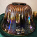 RARE Antique Carnival Glass 13 piece punch bowl set! Marigold/Harvest Grape