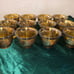 RARE Antique Carnival Glass 13 piece punch bowl set! Marigold/Harvest Grape