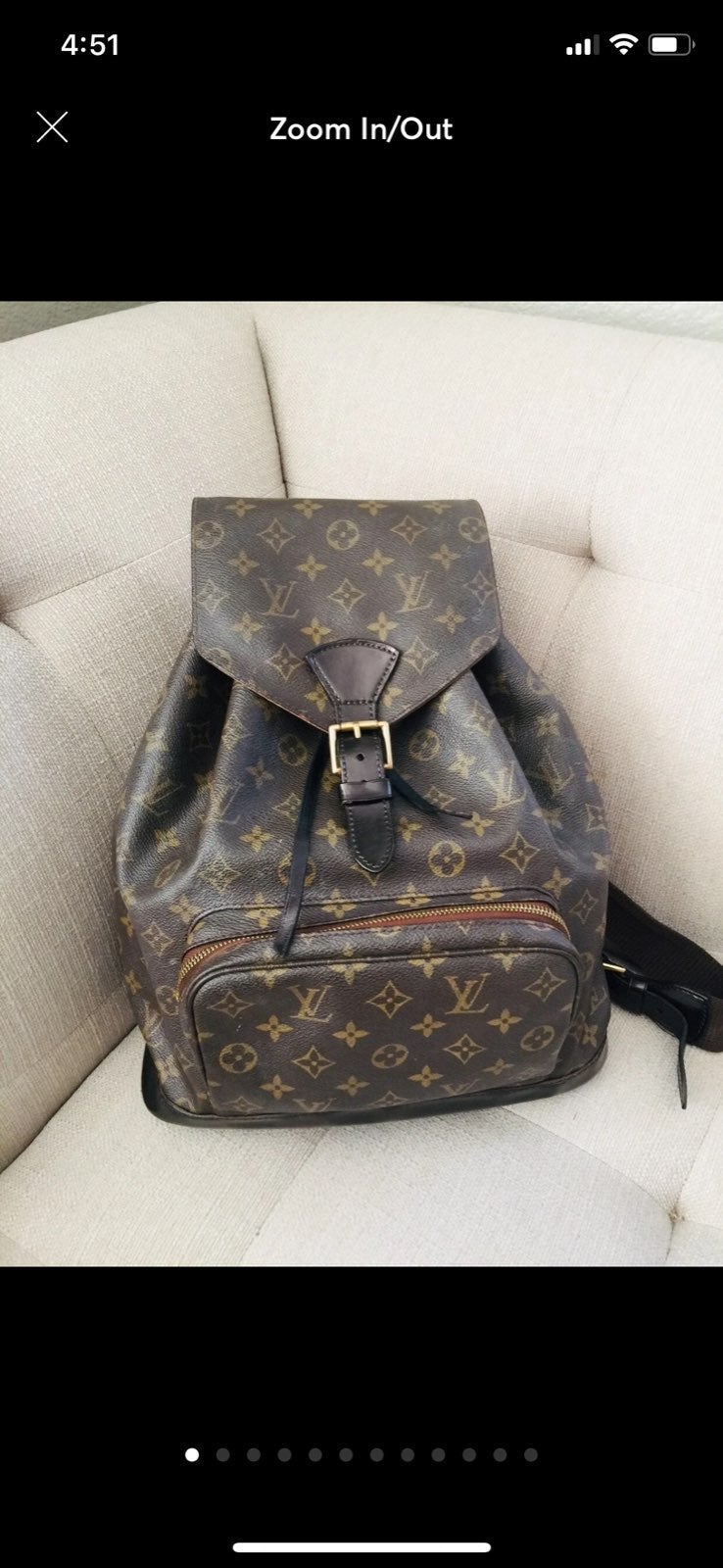 Louis Vuitton Montsouris GM Backpack