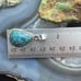 Sterling Southwestern Style Matrixed Natural Green Turquoise Pendant For Women