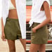 OUTERKNOWN Sybil High Rise Utility Shorts in Olive Green Size 4