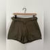 OUTERKNOWN Sybil High Rise Utility Shorts in Olive Green Size 4
