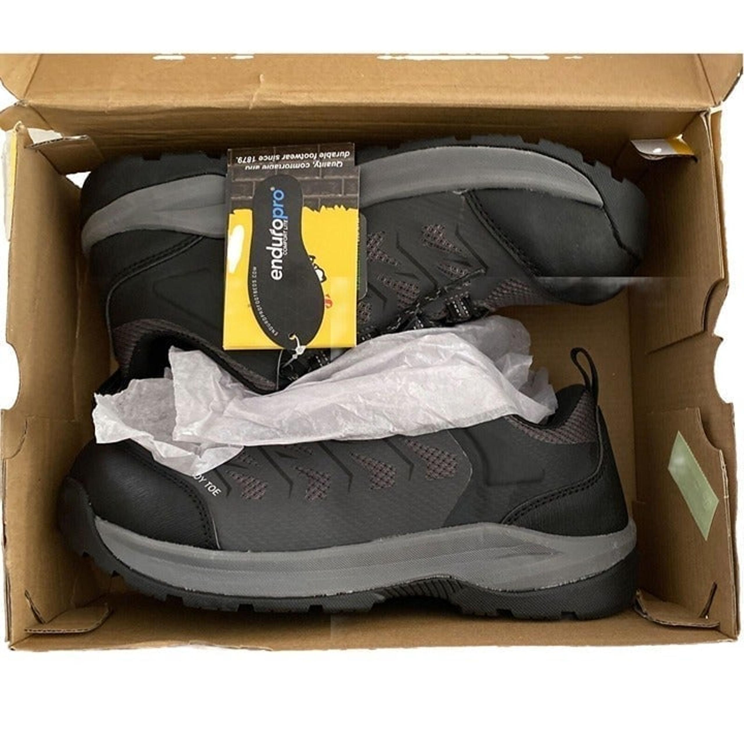 Herman Survivors Aluminum Toe Work Shoes Oil & Slip Resistant Gray Men Size 9