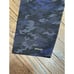 SPANX Active Compression High Waist Geo Camo Blue/Black Crop Leggings Size Large