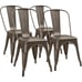 Indoor Outdoor Metal Dining Chair Use Stackable