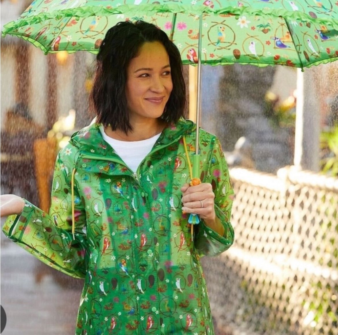 Enchanted tiki room rain jacket