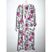 Vintage Victorias Secret Gold Label Satin Robe Pink Floral Size Medium