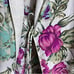 Vintage Victorias Secret Gold Label Satin Robe Pink Floral Size Medium