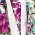 Vintage Victorias Secret Gold Label Satin Robe Pink Floral Size Medium