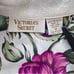 Vintage Victorias Secret Gold Label Satin Robe Pink Floral Size Medium